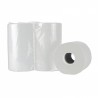 Toiletpapier 2 laags 400 vel 10 x 4 rollen in folie, Traditioneel Super tissue wit Palletaanbieding