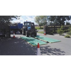 Ontsmettings- desinfectiematten auto machines